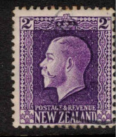 NZ 1915 2d Bright Violet P14 X 13.5 SG 417 U #CCO18 - Usati