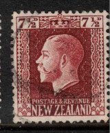 NZ 1915 7 1/2d Red Brown P14 X 14.5 SG 426a U #CCO20 - Usati