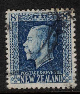 NZ 1915 8d Indigo-Blue P14 X 13.5 SG 427 U #CCO23 - Usati