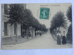 CPA 72 Sarthe - Mayet - Avenue De La Gare - Mayet