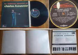 RARE Brasilian LP 33t RPM (12") CHARLES AZNAVOUR «As Melhores Canções» (Gatefold Insert, 1960) - Collectors