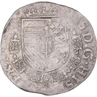 Monnaie, Pays-Bas Espagnols, Philippe II, 1/20 Ecu, 1584, Tournai, TTB, Argent - …-1795 : Periodo Antiguo