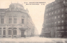 FRANCE - 92 - Levallois Perret - Rue De Courcelles - Edit E Malcuit - Carte Postale Ancienne - Levallois Perret