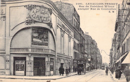 FRANCE - 92 - LEVALLOIS PERRET - Rue Du Président Wilson Ancienne Rue De Courcelles - Edit E M - Carte Postale Ancienne - Levallois Perret