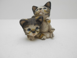 Figurine Chat En Résine. - Katten