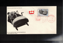 Austria / Oesterreich 1963 Olympic Games Innsbruck - Organisation Committee Interesting Cover - Invierno 1964: Innsbruck