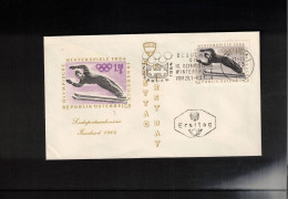 Austria / Oesterreich 1963 Olympic Games Innsbruck - Visit Olympic Games Interesting Cover - Inverno1964: Innsbruck