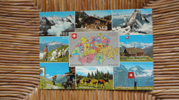 Suisse , Carte Des Cantons , Multi-vues - St. Anton