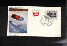 Austria / Oesterreich 1964 Olympic Games Innsbruck - Innsbruck Olympic Village Postmark Interesting Cover - Inverno1964: Innsbruck