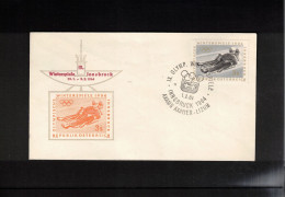 Austria / Oesterreich 1964 Olympic Games Innsbruck - Axams Axamer - Lizum Postmark Interesting Cover - Inverno1964: Innsbruck