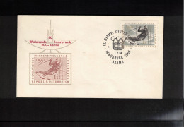 Austria / Oesterreich 1964 Olympic Games Innsbruck - Axams 8postmark Interesting Cover - Hiver 1964: Innsbruck