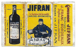 JIFRAN - étui - Papier Cigarettes - Le Facteur De La Santé L'ami Des Bronches - Goudron - FRANC-BORDEAUX - Médaille D'Or - Objetos Publicitarios