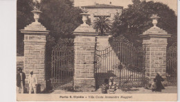 PORTO S. ELPIDIO  FERMO  VILLA CONTE  ALESSANDRO MAGGIORI  VG  1919 - Fermo