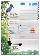 Great Britain Aerogramme Kingfisher - 1971-1980 Decimal Issues