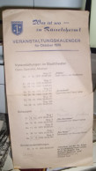 Was Ist Wo In Rüsselsheim , Veranstaltungskalender  Für Oktober 1970 , Etat Voir Photo - Ruesselsheim