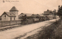Manhay   La Gare Du Vicinal  Train Voyagé En 1923 Ou 21 - Manhay