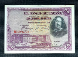 ESPAÑA 25 PESETAS 1928 VELAZQUEZ / SERIE B SC- Con Todo Su Apresto - 1-2-5-25 Pesetas