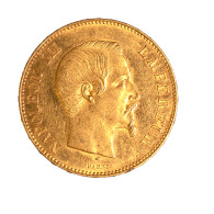 Second Empire - 100 Francs Napoléon III, Tête Nue 1857 Paris - 100 Francs (gold)