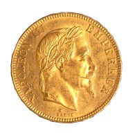 Second-Empire-100 Francs Napoléon III, Tête Laurée 1869 Paris - 100 Francs (oro)
