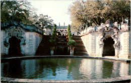 Florida Miami Vizcaya Dade County Art Museum The Water Stairway In The Formal Gardens - Miami