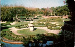 Florida Miami Vizcaya Dade County Art Museum Looking Across Formal Gardens From Terrace Walk - Miami