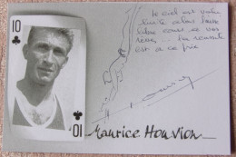 Maurice HOUVION - Dédicace - Hand Signed - Autographe Authentique - Leichtathletik