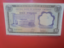 NIGERIA 1 POUND 1968 Signature "a" Circuler (B.29) - Nigeria