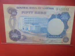 NIGERIA 50 KOBO 1973-78 Signature N°4 Circuler (B.29) - Nigeria