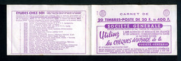 Carnet MULLER N° 1011B-C24-25 Et 26 - Couverture Vide -  Série 2-58- Nombreux Thèmes. - Alte : 1906-1965
