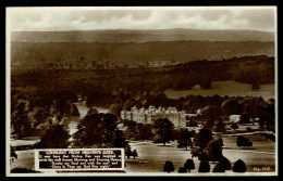 Ref  1604  -  Real Photo Postcard - Longleat House From Heavens Gate - Wiltshire - Otros & Sin Clasificación