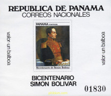 160648 MNH PANAMA 1983 BICENTENARIO DEL NACIMIENTO DE SIMON BOLIVAR (1783-1830) - Panama