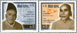 176177 MNH NEPAL 2004 PERSONAJE - Sonstige & Ohne Zuordnung