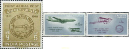 213133 MNH INDIA 1961 50 ANIVERSARIO DEL CORREO AEREO - Neufs