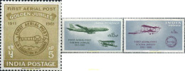 213133 MNH INDIA 1961 50 ANIVERSARIO DEL CORREO AEREO - Nuevos