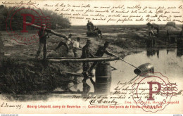 CONSTRUCTION DES PONTS DE L'ÉCOLE D'APPLICATION - Camp De BEVERLOO KAMP LEOPOLDSBURG BOURG LEOPOLD WWICOLLECTION - Leopoldsburg (Camp De Beverloo)