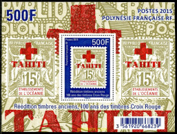 353096 MNH POLINESIA FRANCESA 2015 50 AÑOS DE SELLOS DE LA CRUZ ROJA - Neufs