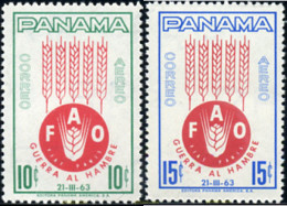 350129 MNH PANAMA 1963 CAMPAÑA CONTRA EL HAMBRE - Contro La Fame