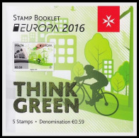 Malte** Carnet / Boekje / Booklet - Europa - Think Green 2016 - 2016