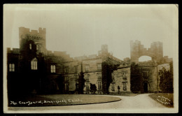 Ref 1605 -  1917 Real Photo Postcard - Brancepeth Castle Courtyard - County Durham - Altri & Non Classificati