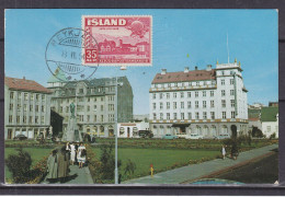 Islande - Carte Postale De 1954 - Oblit Reykjavik - U.P.U. - Valeur 12,50 Euros - Lettres & Documents