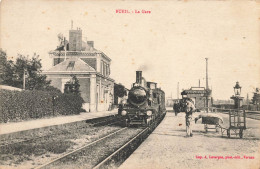 Bueil * La Gare Du Village * Le Train , Locomotive * Ligne Chemin De Fer - Other & Unclassified
