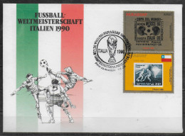 PARAGUAY  FDC Cup 1990 Fussball Soccer Football - 1990 – Italie