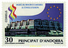 46199 MNH ANDORRA. Admón Española 1995 ENTRADA DE ANDORRA AL CONSEJO DE EUROPA - Andere & Zonder Classificatie