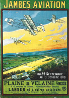 JAMBES   AVIATION,  Plaine De Velaine 1910. (grand  Format). - Namur