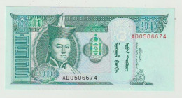 Banknote Mongolia-mongolie 10 Tugrik 2002 UNC - Mongolie