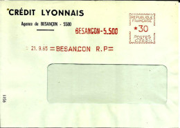 Lettre   EMA  Havas C 1965  Credit Lyonnais Banque  25  Besancon  C24/25 - Autres & Non Classés