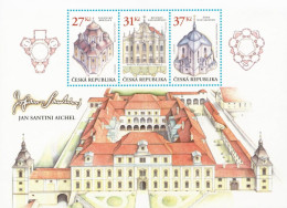 Czech Republic - 2023 - Architecture - Giovanni Santini - Mint Souvenir Sheet - Nuovi