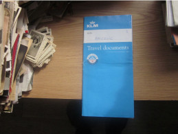 KLM Travel Documents - Cartes D'embarquement