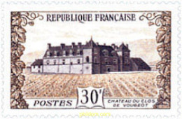 247215 HINGED FRANCIA 1951 CASTILLO CLOS DE VOUGEOT - Châteaux