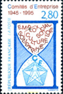 124271 MNH FRANCIA 1995 50 ANIVERSARIO DE LA CREACION DEL COMITE DE EMPRESA - Horlogerie